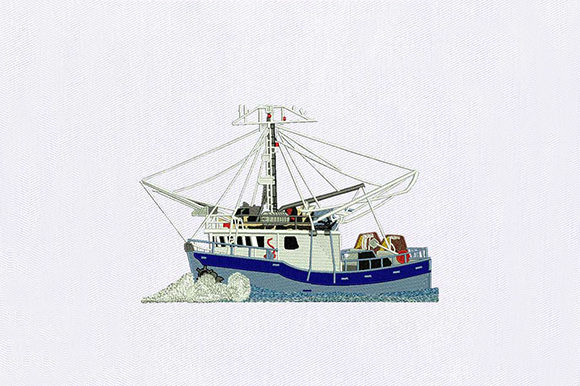 Blue Ship: A Nautical Review for Holiday Collections