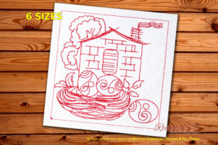 Easter Egg Home Redwork: A Designer’s Review