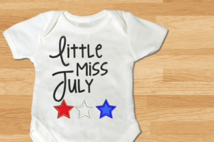 Reviewing Little Miss July Stars Applique